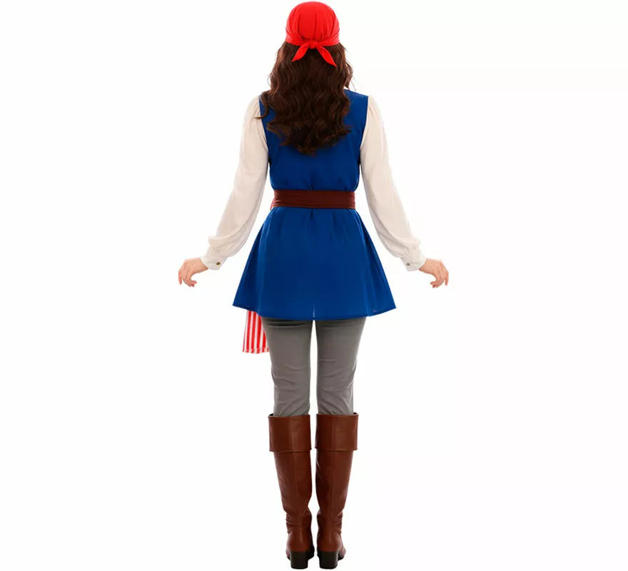 Disfraz de Pirata Bucanera Jackeline para mujer