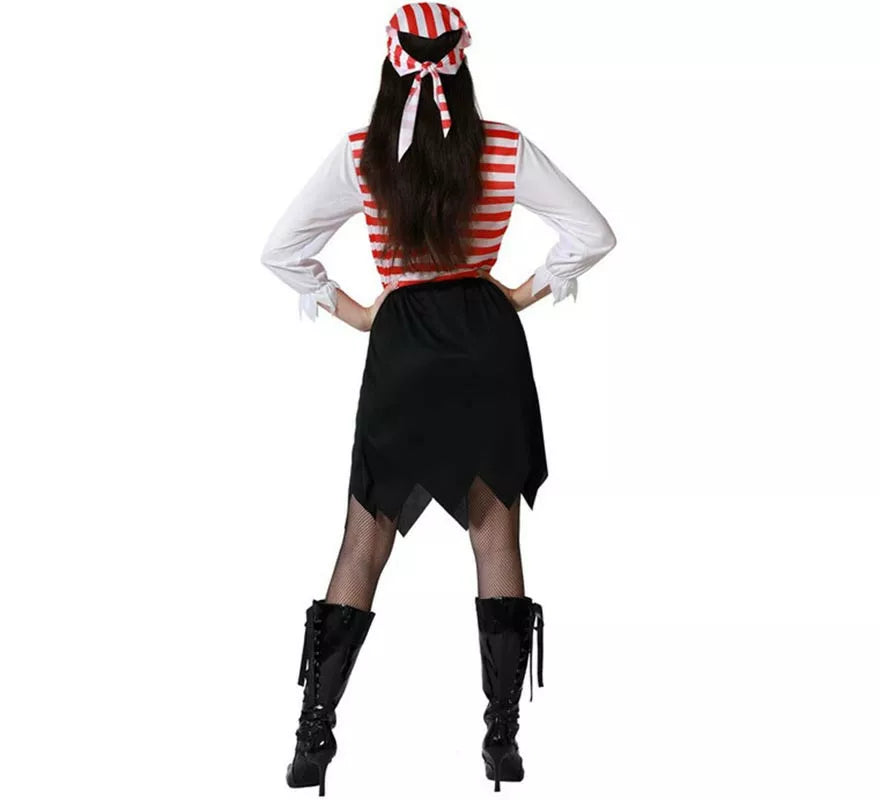 Disfraz de Pirata Bucanera para mujer