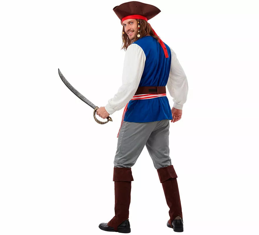 Translation missing: fr.Disfraz de Pirata Bucanero Jack para hombre