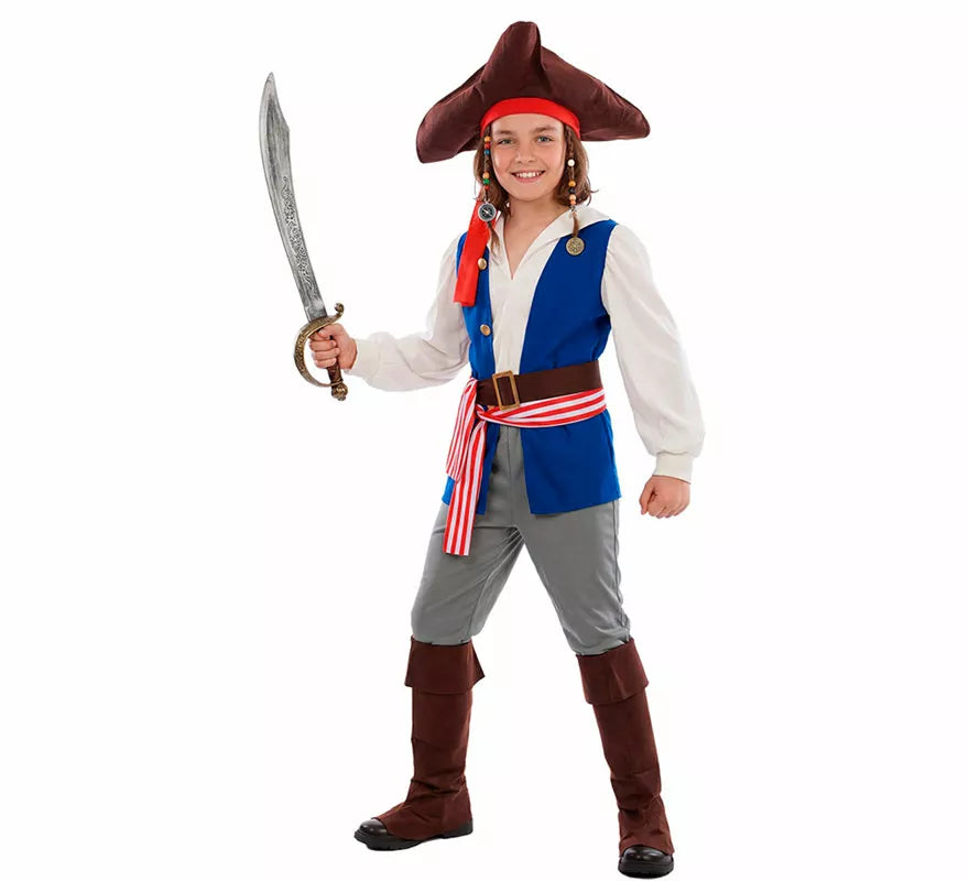Translation missing: fr.Disfraz de Pirata Bucanero Jack para niño