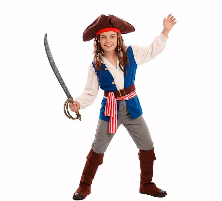 Disfraz de Pirata Bucanero Jack para niño