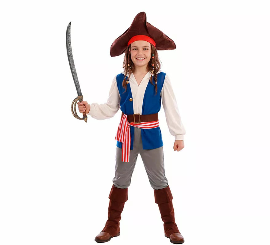 Translation missing: fr.Disfraz de Pirata Bucanero Jack para niño
