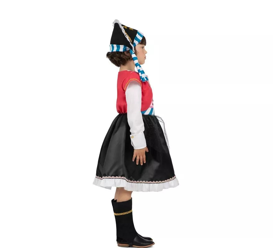 Translation missing: fr.Disfraz de Pirata Calavera con gorro para niña