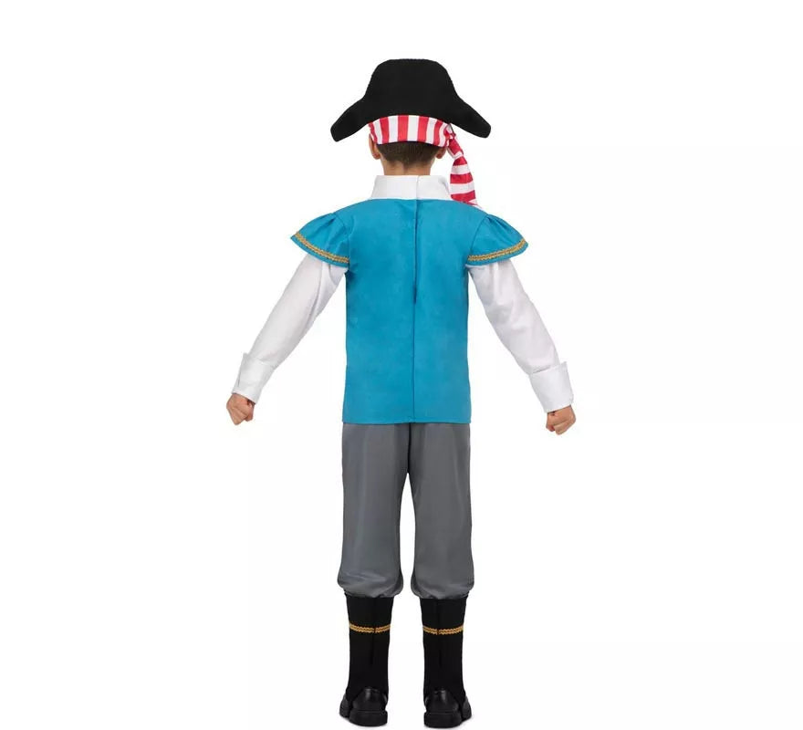 Translation missing: fr.Disfraz de Pirata Calavera con gorro para niño
