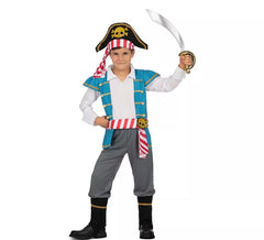 Déguisement de pirate crâne avec chapeau pour enfant