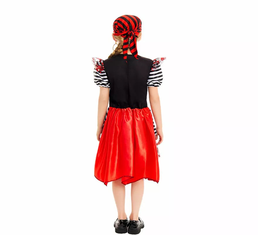 Disfraz de Pirata Chic para niña