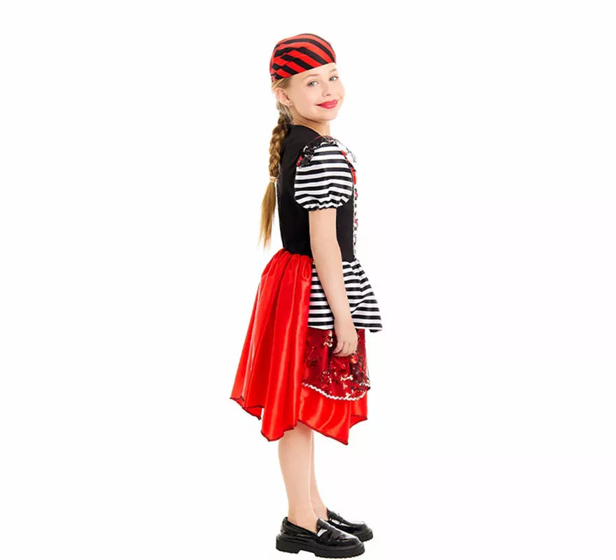 Translation missing: fr.Disfraz de Pirata Chic para niña