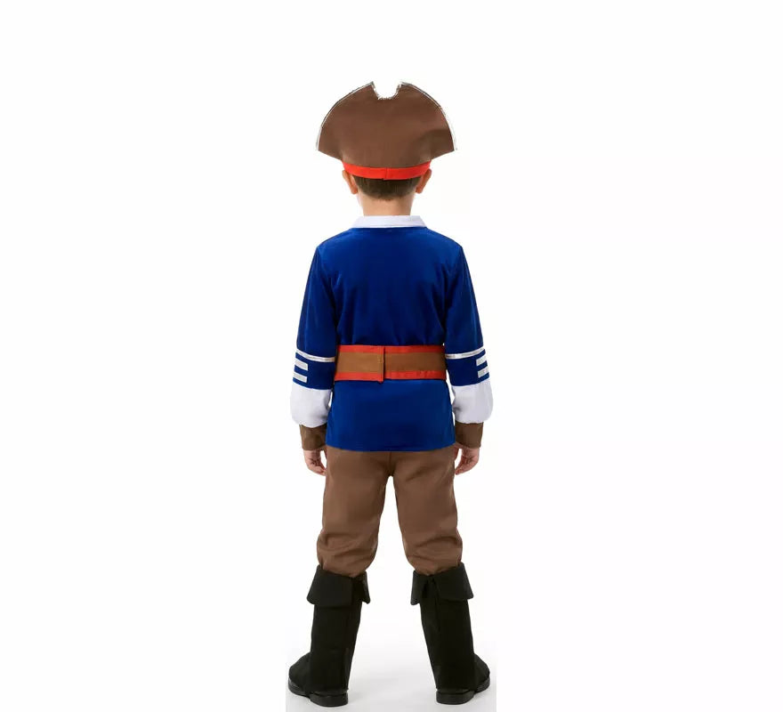 Translation missing: fr.Disfraz de Pirata con Chaqueta azul para niño