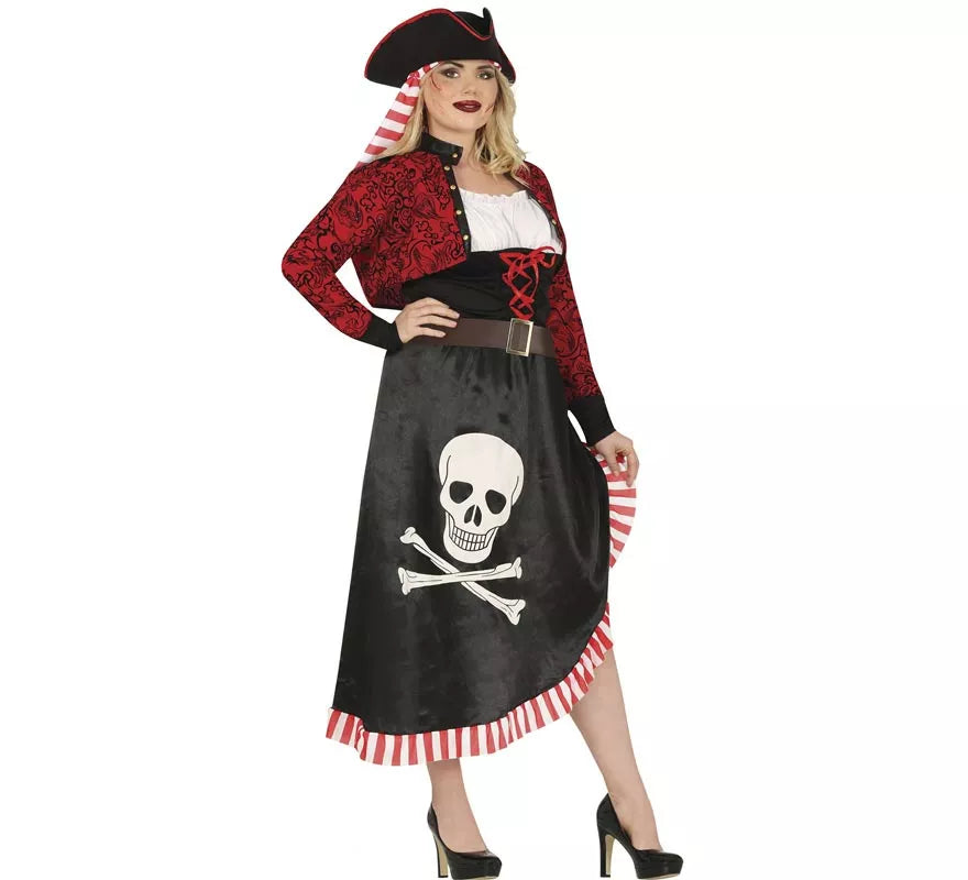 Translation missing: fr.Disfraz de Pirata con Falda para Mujer