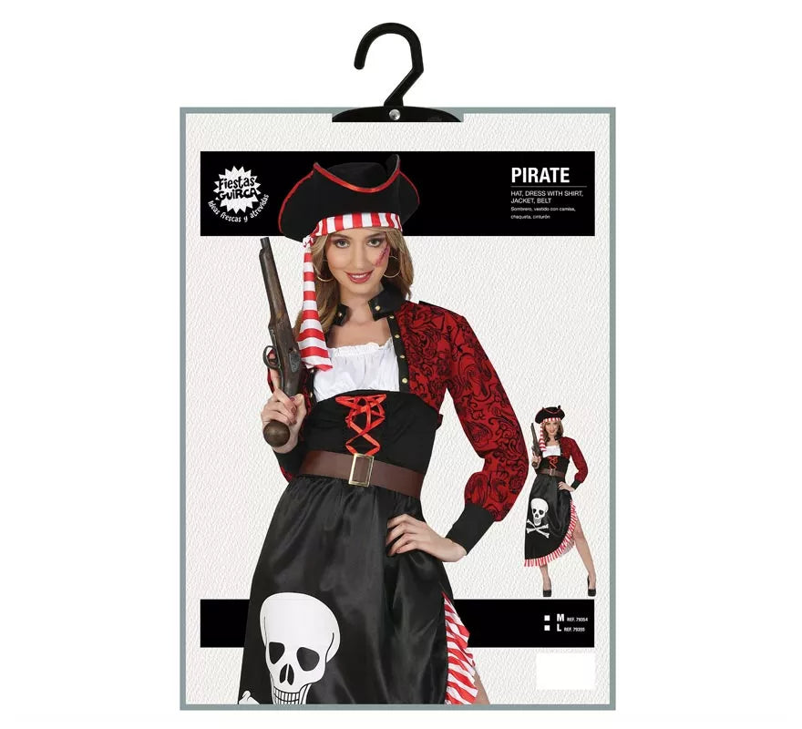 Translation missing: fr.Disfraz de Pirata con Falda para Mujer