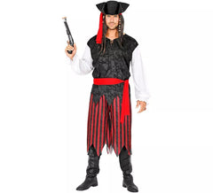 Déguisement Pirate des Caraïbes rayé homme