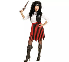 Déguisement Pirate des Caraïbes rayé femme