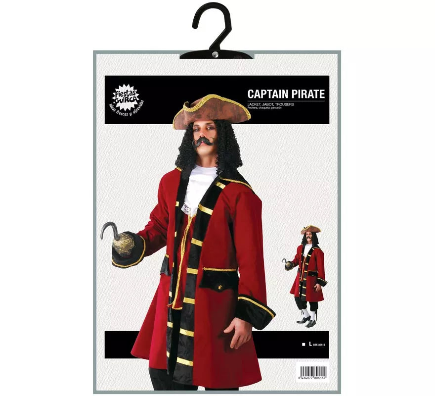 Translation missing: fr.Disfraz de Pirata Garfio para hombre