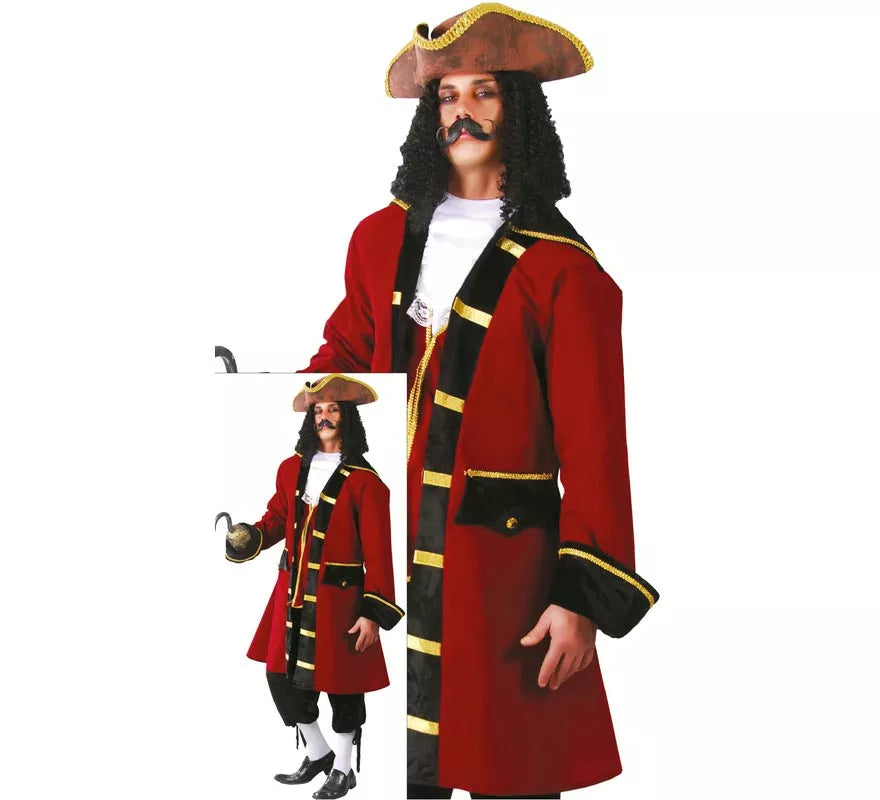Translation missing: fr.Disfraz de Pirata Garfio para hombre