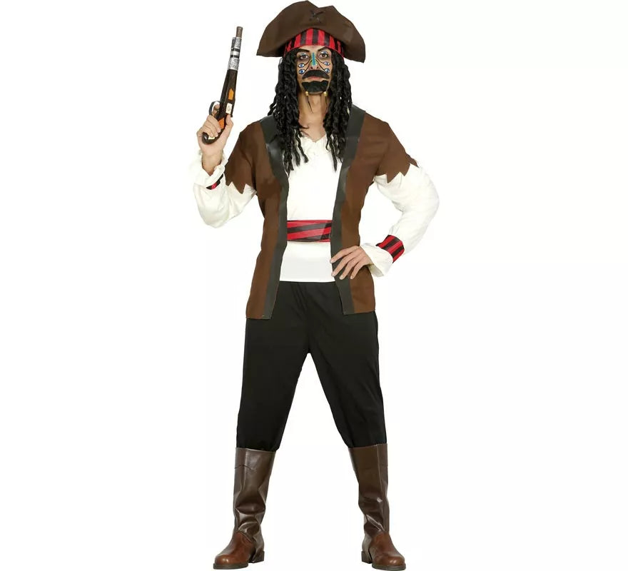 Translation missing: fr.Disfraz de Pirata Guapo Caribe para hombre