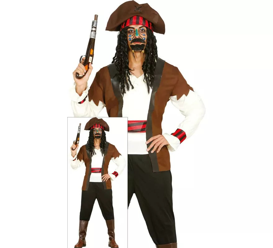 Translation missing: fr.Disfraz de Pirata Guapo Caribe para hombre