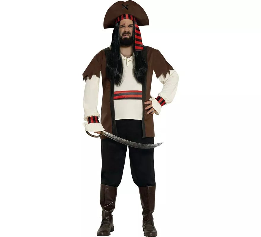 Translation missing: fr.Disfraz de Pirata Guapo Caribe para hombre