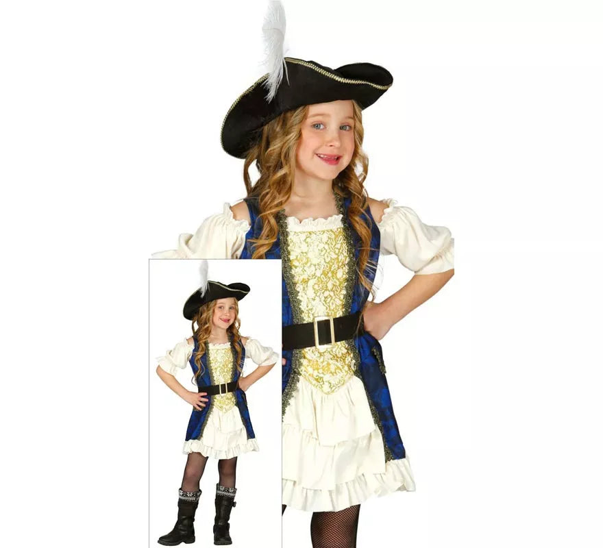 Translation missing: fr.Disfraz de Pirata Lujo para niña