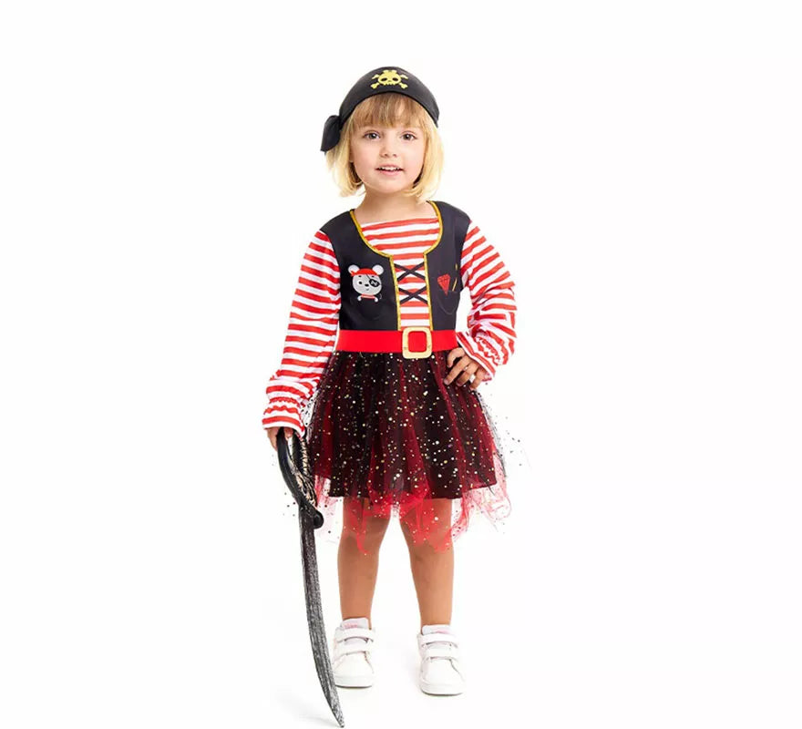 Translation missing: fr.Disfraz de Pirata para niña y bebé