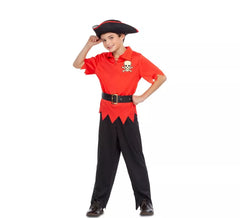 Déguisement de Pirate Rouge pour garçon