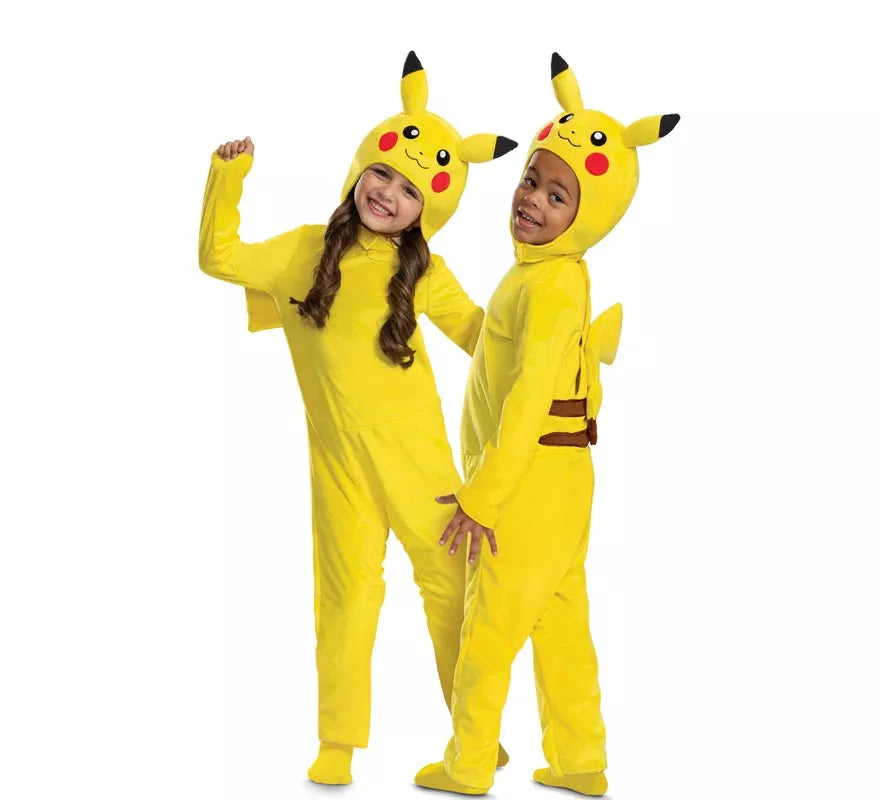 Translation missing: fr.Disfraz de Pokemon Pikachu con cola de lujo para bebé y niños