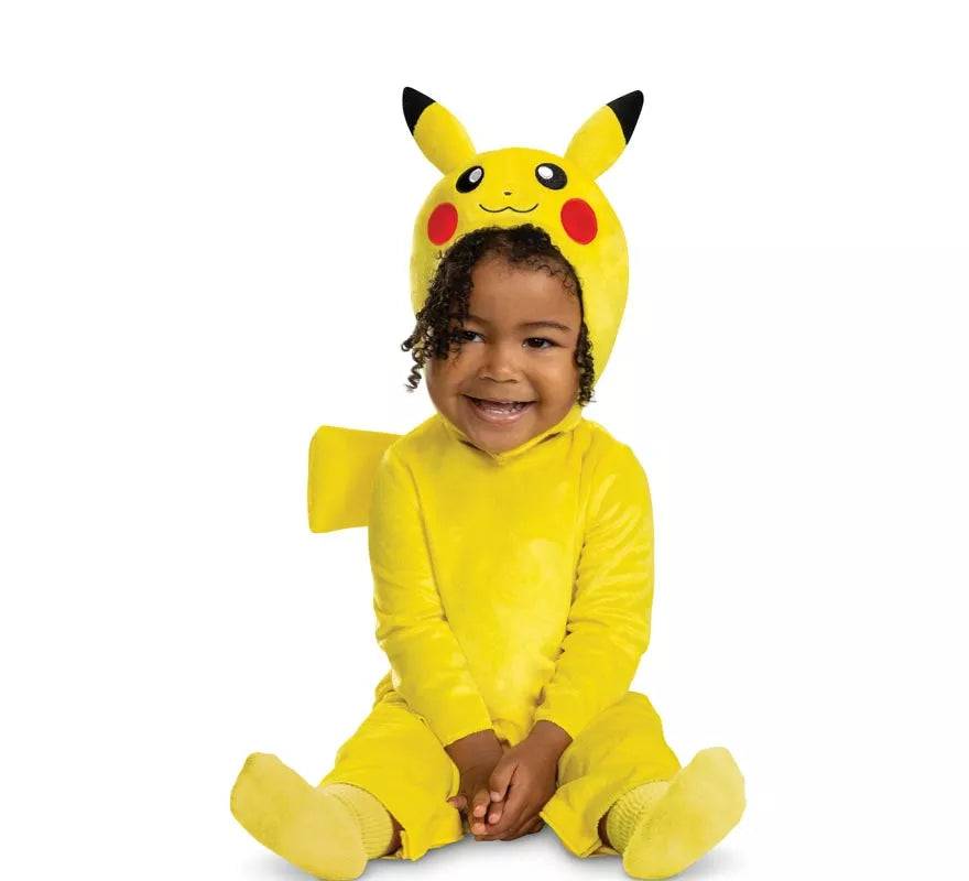 Translation missing: fr.Disfraz de Pokemon Pikachu con cola de lujo para bebé y niños