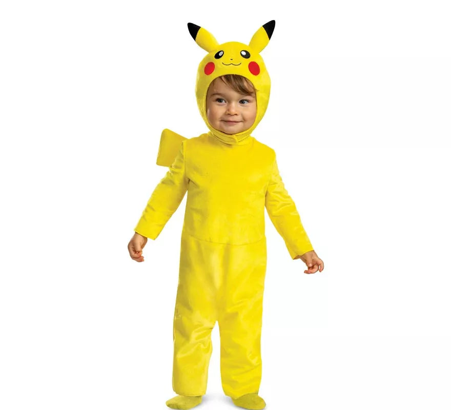 Translation missing: fr.Disfraz de Pokemon Pikachu con cola de lujo para bebé y niños