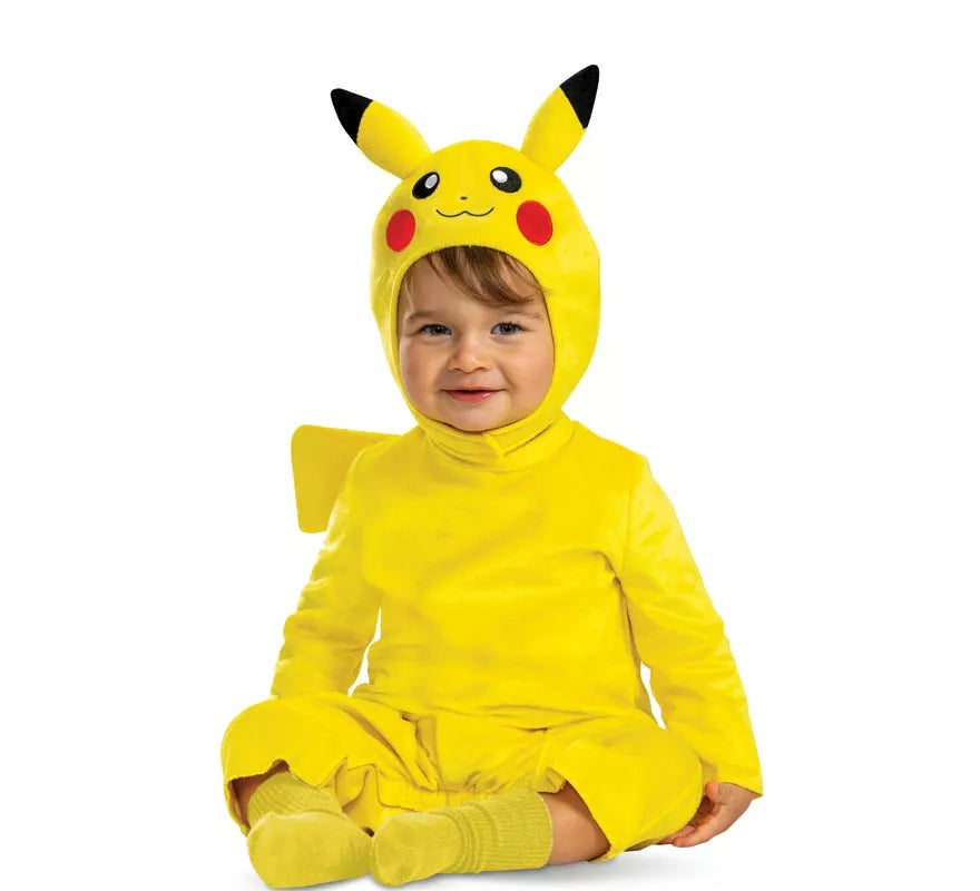Translation missing: fr.Disfraz de Pokemon Pikachu con cola de lujo para bebé y niños