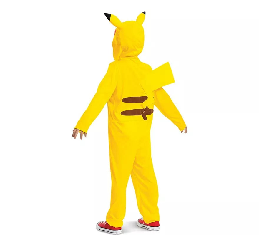 Translation missing: fr.Disfraz de Pokemon Pikachu con cola de lujo para niños