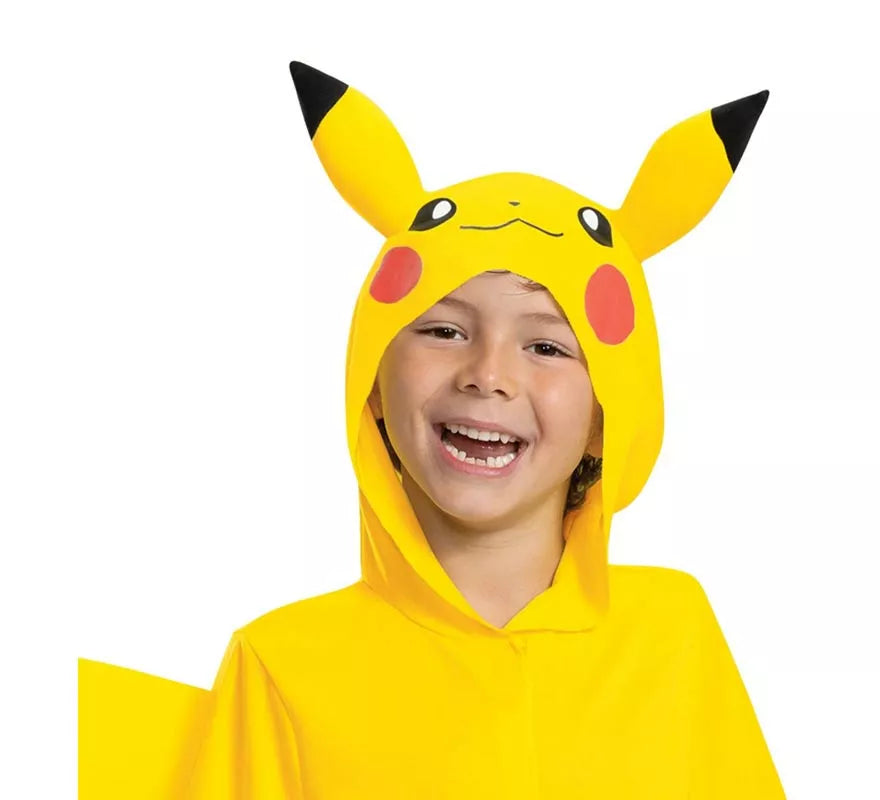 Translation missing: fr.Disfraz de Pokemon Pikachu con cola de lujo para niños
