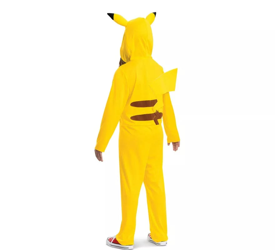 Translation missing: fr.Disfraz de Pokemon Pikachu con cola de lujo para niños