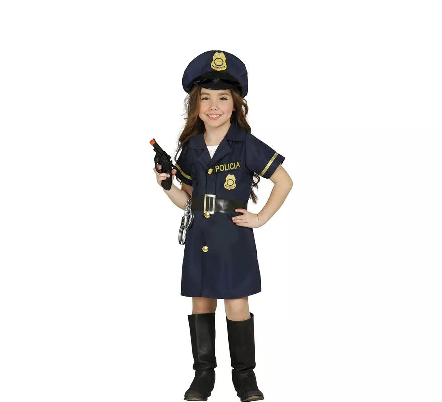 Translation missing: fr.Disfraz de Police Girl para niña