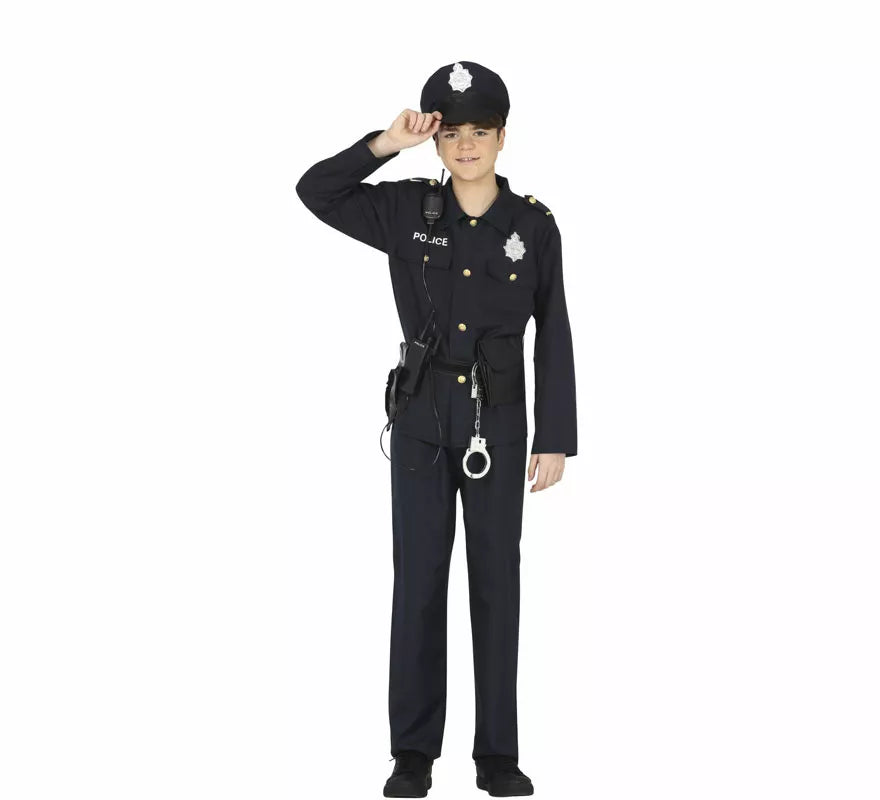 Translation missing: fr.Disfraz de Policia Americano para adolescente