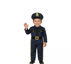 Déguisement de Police Bleu Baby pour bébé