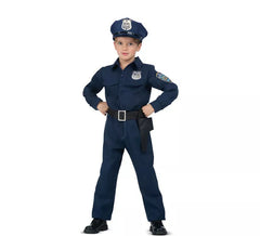 Déguisement policier bleu avec ceinture fille