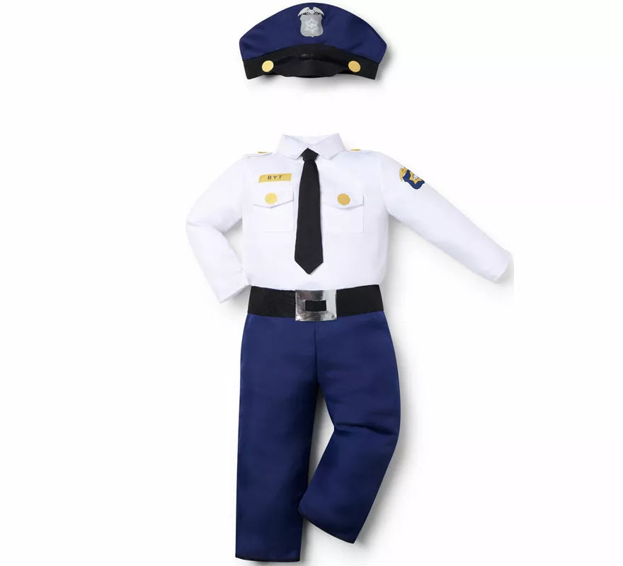 Translation missing: fr.Disfraz de Policía con Sombrero para bebé