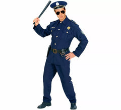 Costume de policier avec chapeau pour homme