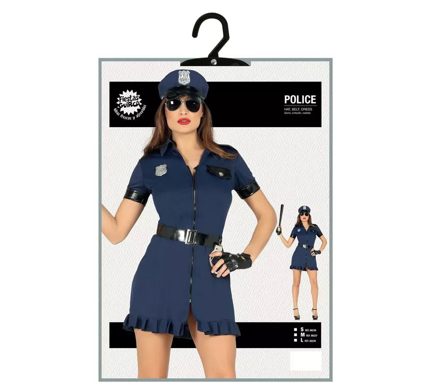 Translation missing: fr.Disfraz de Policía con vestido corto para mujer