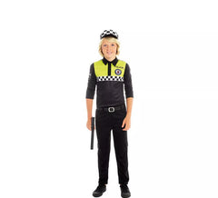 Déguisement policier noir et jaune garçon