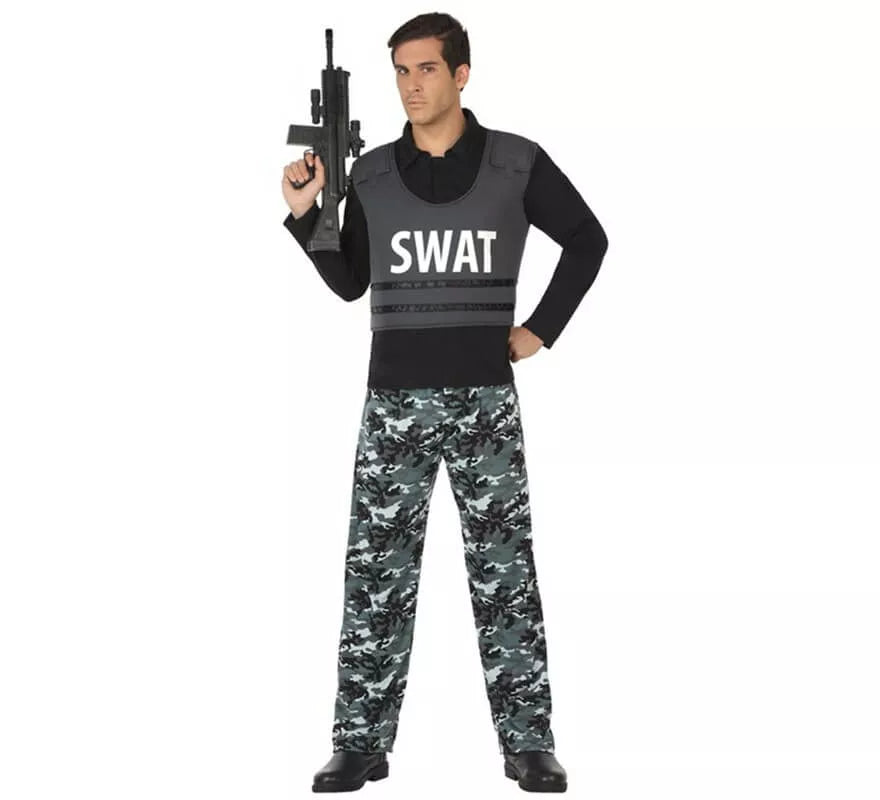 Translation missing: fr.Disfraz de Policía SWAT para hombre
