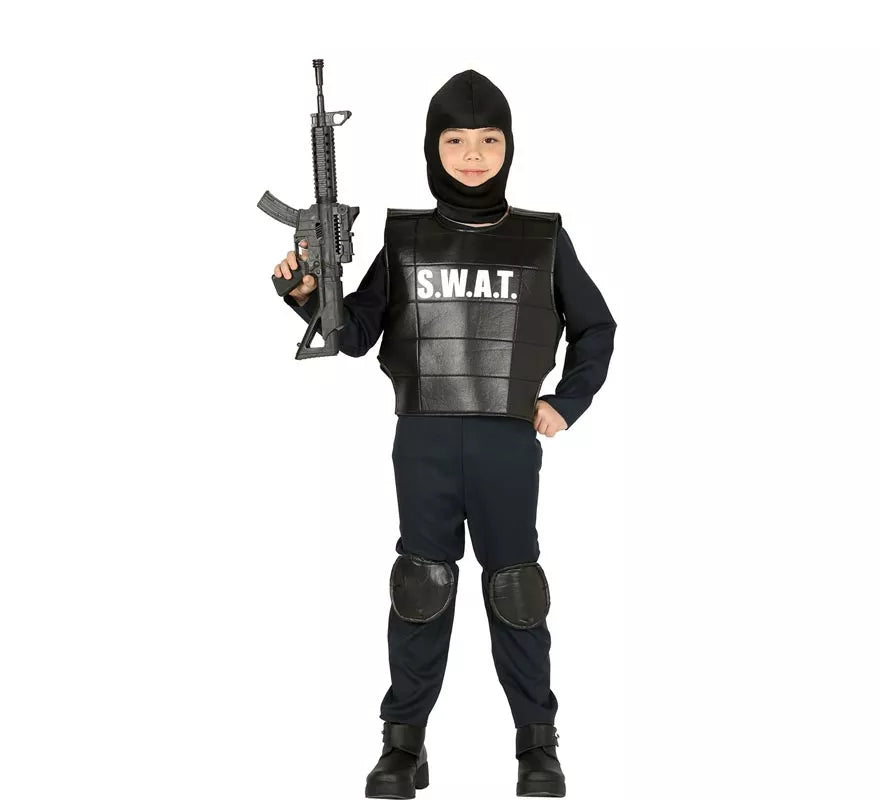 Translation missing: fr.Disfraz de Policía Swat para niño
