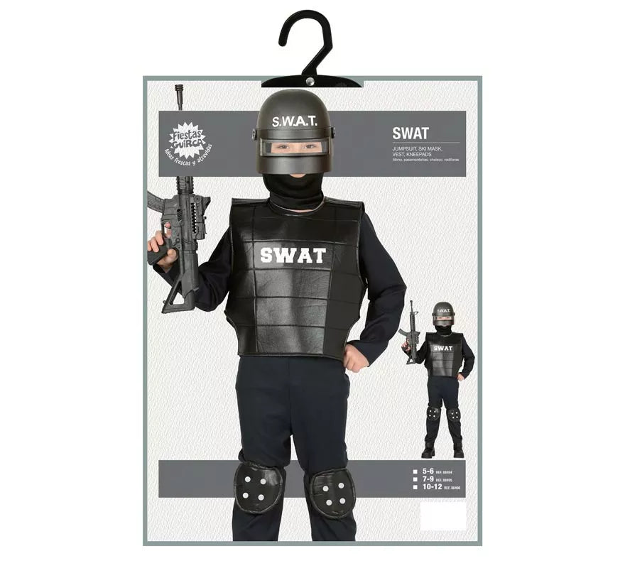 Translation missing: fr.Disfraz de Policía Swat para niño
