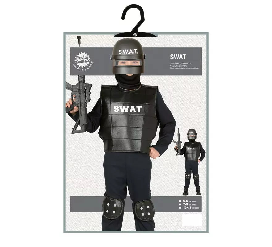 Translation missing: fr.Disfraz de Policía Swat para niño