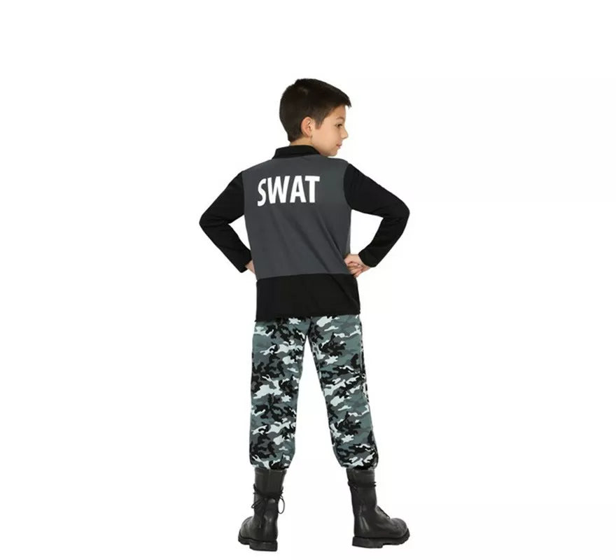 Translation missing: fr.Disfraz de Policía SWAT para niño
