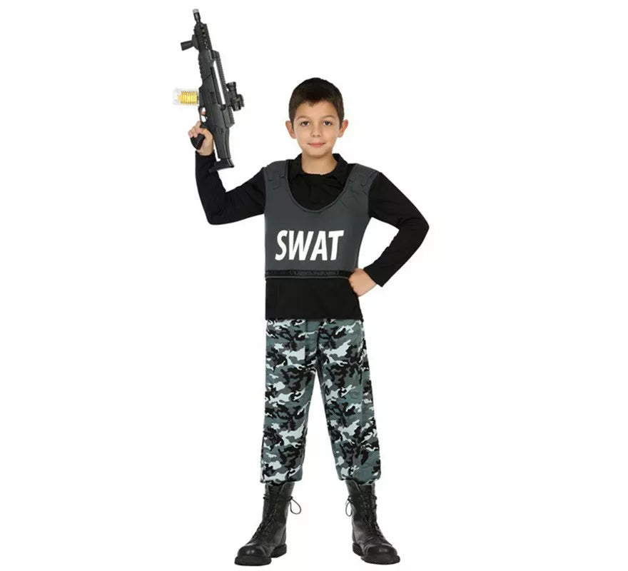 Translation missing: fr.Disfraz de Policía SWAT para niño