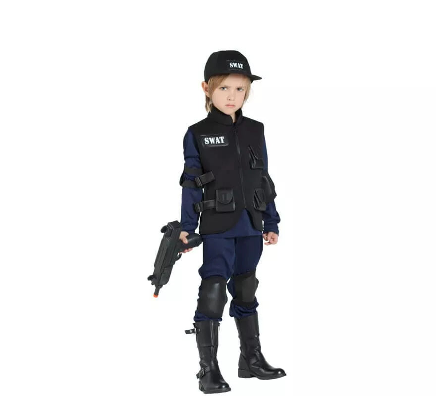 Translation missing: fr.Disfraz de Policía Swat para niños