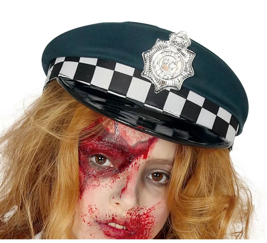 Translation missing: fr.Disfraz de Policía Zombie para niña