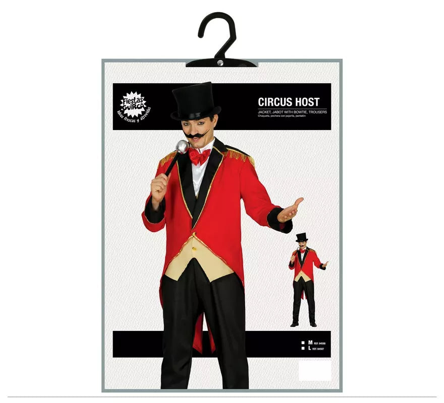 Translation missing: fr.Disfraz de Presentador de Circo para hombre