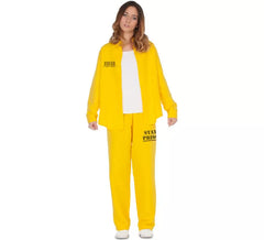 Déguisement de Prisonnière Jaune pour femme