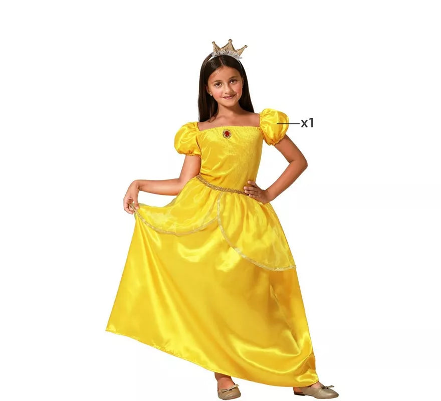 Translation missing: fr.Disfraz de Princesa amarilla para niña